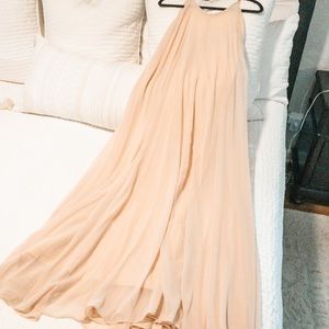 Nordstrom (misguided brand) pleated maxi dress